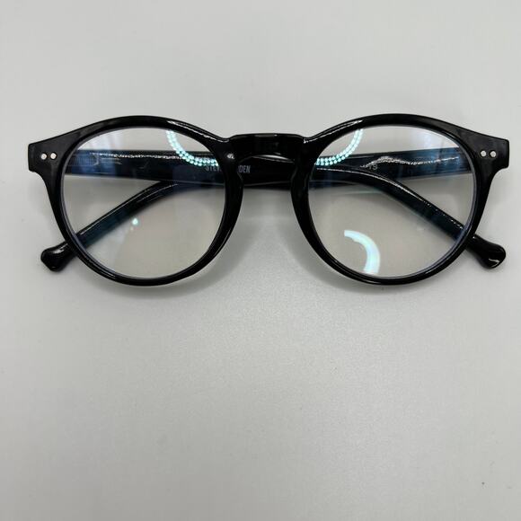 Steve Madden Women's Eyewear Round Light Eye Glasses Plastic Frame Black - Picture 1 of 10